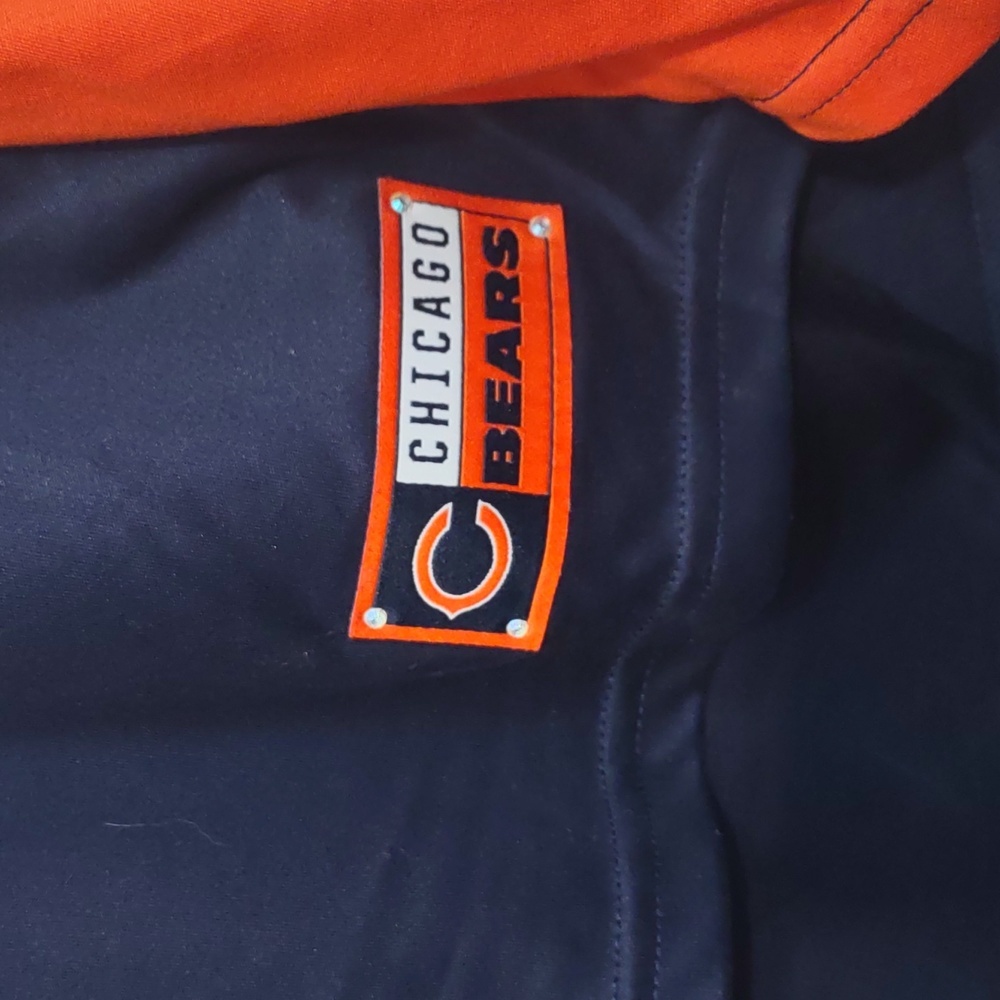 💕Majestic Chicago's Women Navy and Orange Women's Jersey Top - Picture 5 of 11